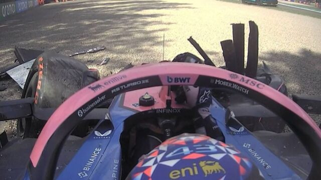 Franco Colapinto sufrió un fuerte accidente en Imola y preocupa su continuidad en el GP