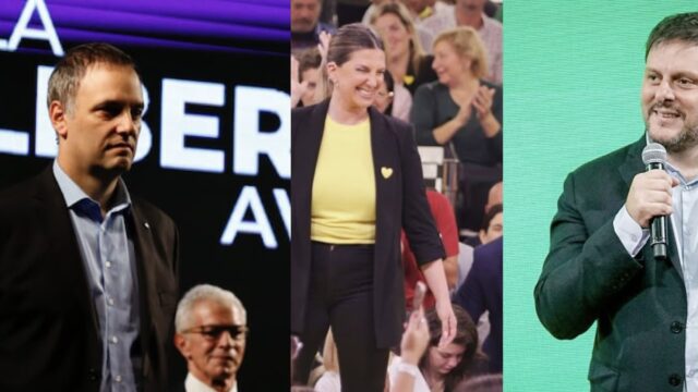 CABA: Lospennato, Santoro y Adorni cerraron sus campañas con cruces, guiños y un fuerte protagonismo de Milei