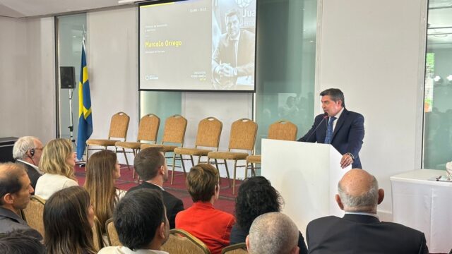Orrego disertó en un imporante encuentro minero organizado por Suecia: “En San Juan no queremos una minería a cualquier costo”