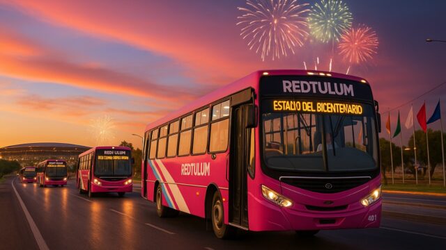 🚌&nbsp;RedTulum: habrá colectivos gratis y 23 puntos de partida para la Fiesta Nacional del Sol 2025