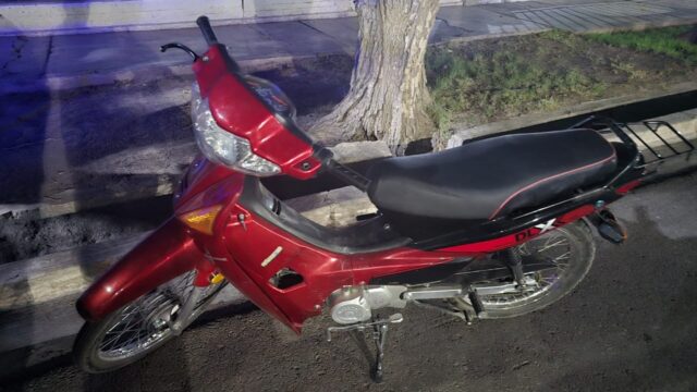 🚔 Recuperan una motocicleta robada en Chimbas