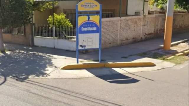 🚨 Violenta pelea entre vecinos en Santa Lucía dejó un hombre herido y un detenido