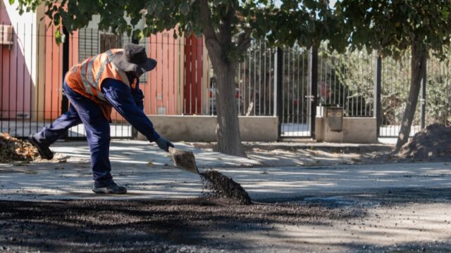 La provincia avanza con el Plan de Pavimentación Urbana en Caucete