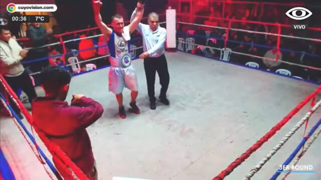 Agustín Aubone se consagró campeón cuyano amateur de boxeo