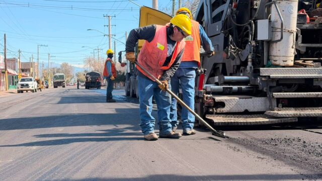 Avanza la repavimentación de avenida Benavídez en Chimbas