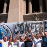 CGT y organizaciones sociales marchan al Congreso contra el ajuste