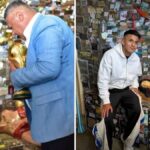 Chiqui Tapia donó al santuario de la Difunta Correa el traje que usó en el Mundial