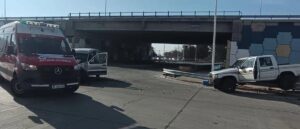 Choque entre una Kangoo y una Hilux dejó dos heridos en Pocito