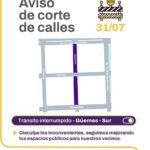 Corte de tránsito en varias calles céntricas de la Ciudad de San Juan