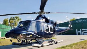 Difundieron la última foto del helicóptero antes de estrellarse en San Juan