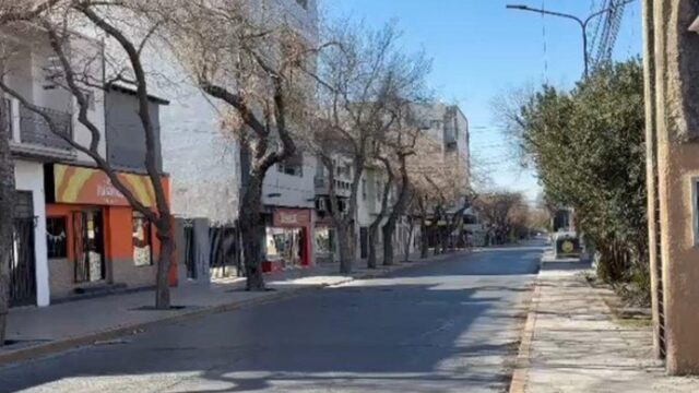 El centro sanjuanino quedó vacío durante el partido de la Selección