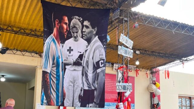 El santuario de la Difunta Correa se llenó de promesantes por la Selección en el Mundial
