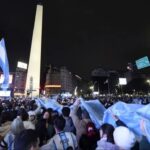 Fuerte operativo de seguridad en el Obelisco por la semifinal ante Inglaterra
