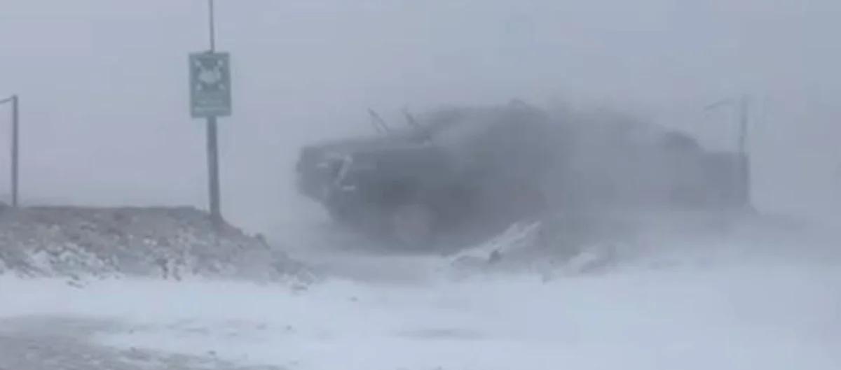 Fuertes nevadas cubrieron de blanco el departamento Iglesia