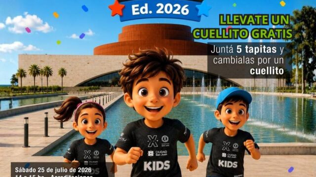 La Ciudad de San Juan organiza la Kids Run 2026 para el 25 de julio