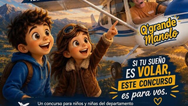 Lanzan un concurso para que chicos vivan su primer vuelo en avioneta
