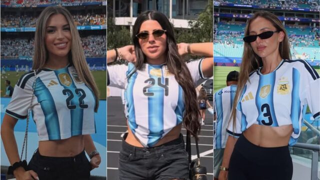 Las parejas de los jugadores mostraron su apoyo tras la final perdida