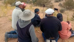 Los puesteros del médano viral verán la final del Mundial con asado