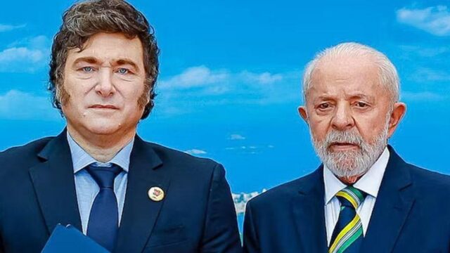 Milei acusó a Brasil de financiar una campaña contra la Argentina