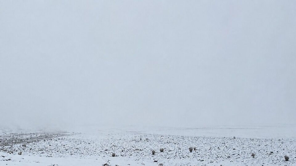 Nevada en la cordillera sanjuanina, pero el Gobierno pide cautela
