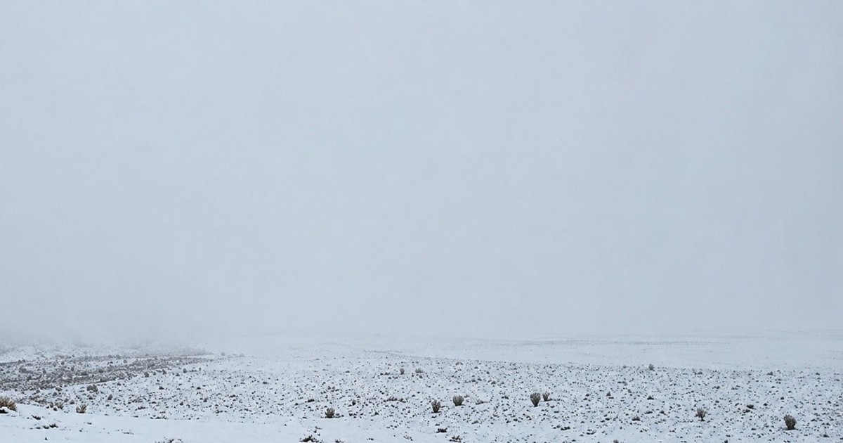 Nevada en la cordillera sanjuanina, pero el Gobierno pide cautela