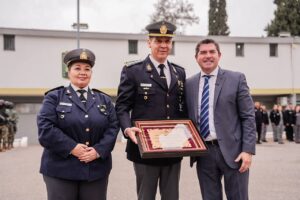 Orrego encabezó el acto por el Día del Agente Penitenciario en San Juan