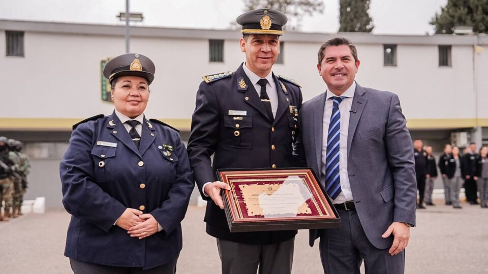 Orrego encabezó el acto por el Día del Agente Penitenciario en San Juan