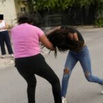 Pelea entre mujeres con piedras, cuchillos y disparos dejó una herida en Rawson