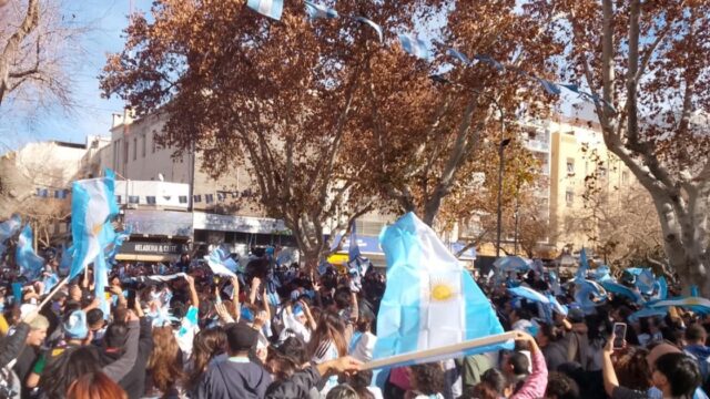 San Juan explotó de alegría por la clasificación argentina a cuartos de final