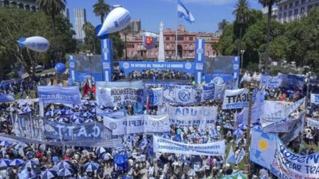 Sindicatos anunciaron un calendario de protestas contra el Gobierno nacional