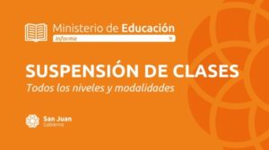 Suspenden las clases en Calingasta por alerta meteorológica