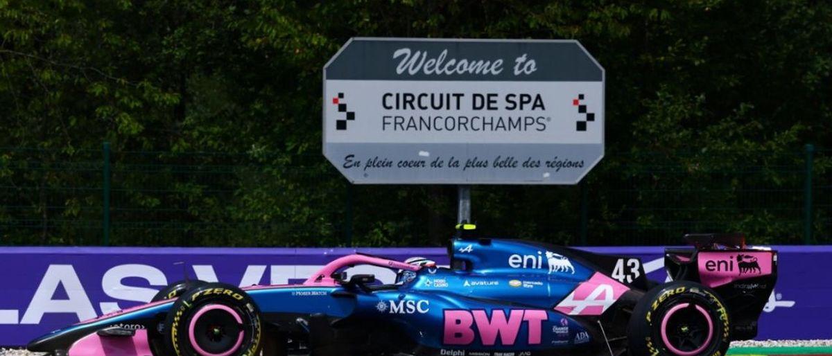 Colapinto largará 13° en el Gran Premio de Bélgica