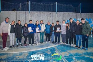 25 de Mayo distinguió a tres jóvenes convocados a la Selección Sanjuanina de handball