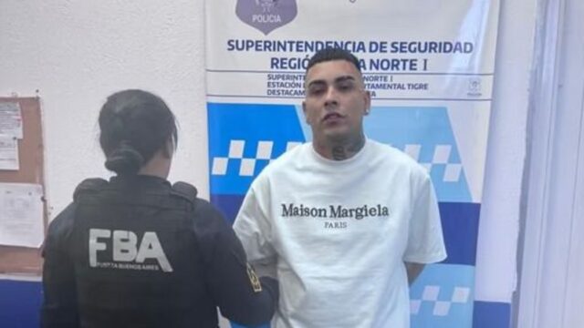 Callejero Fino detenido en Tigre con una Glock sin numeración