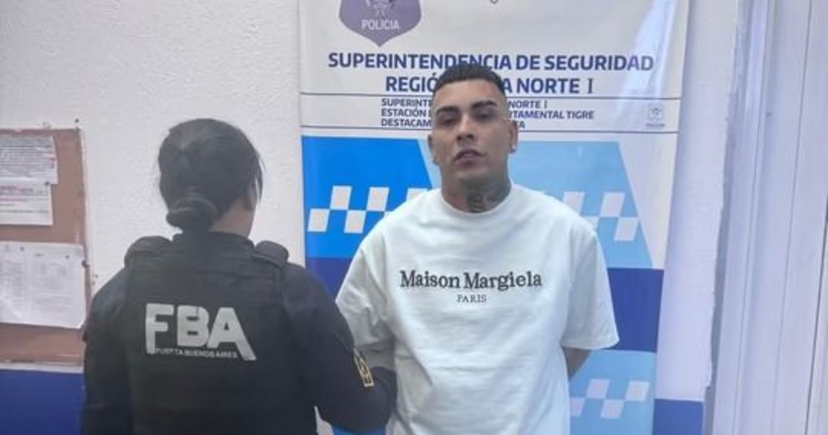 Callejero Fino detenido en Tigre con una Glock sin numeración
