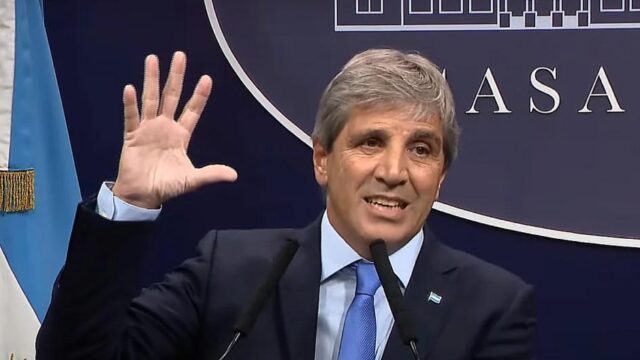 Caputo dio por hecha la reelección de Milei en 2027