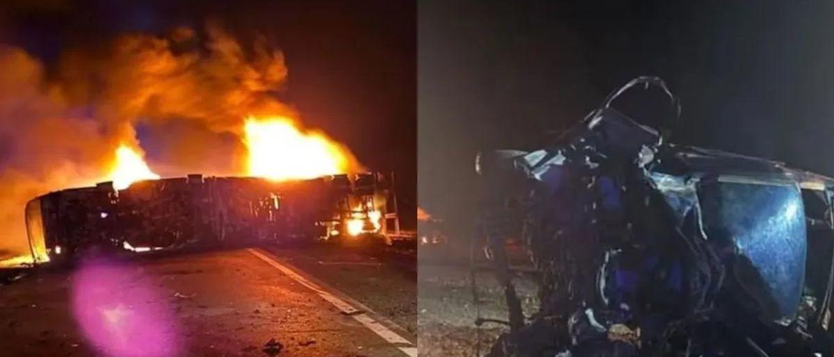 Fallecen tres miembros de una familia en un choque en la Ruta 34