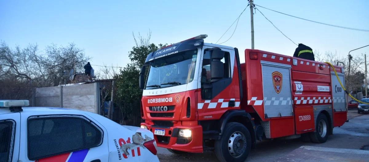 Falleció hombre quemado en incendio de Angaco