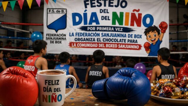 Federación Sanjuanina de Box celebra el Día del Niño