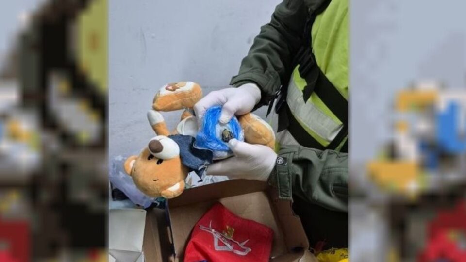 Gendarmería halló marihuana escondida en un oso de peluche