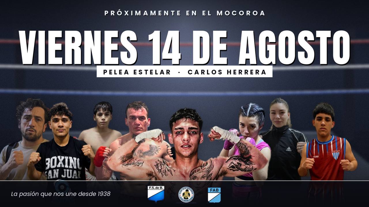 Gran velada de boxeo en el Club Mocoroa con transmisión en vivo