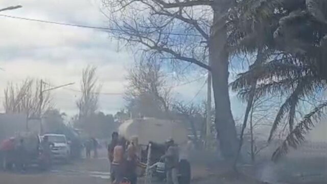 Incendios en Pocito y Caucete por Zonda