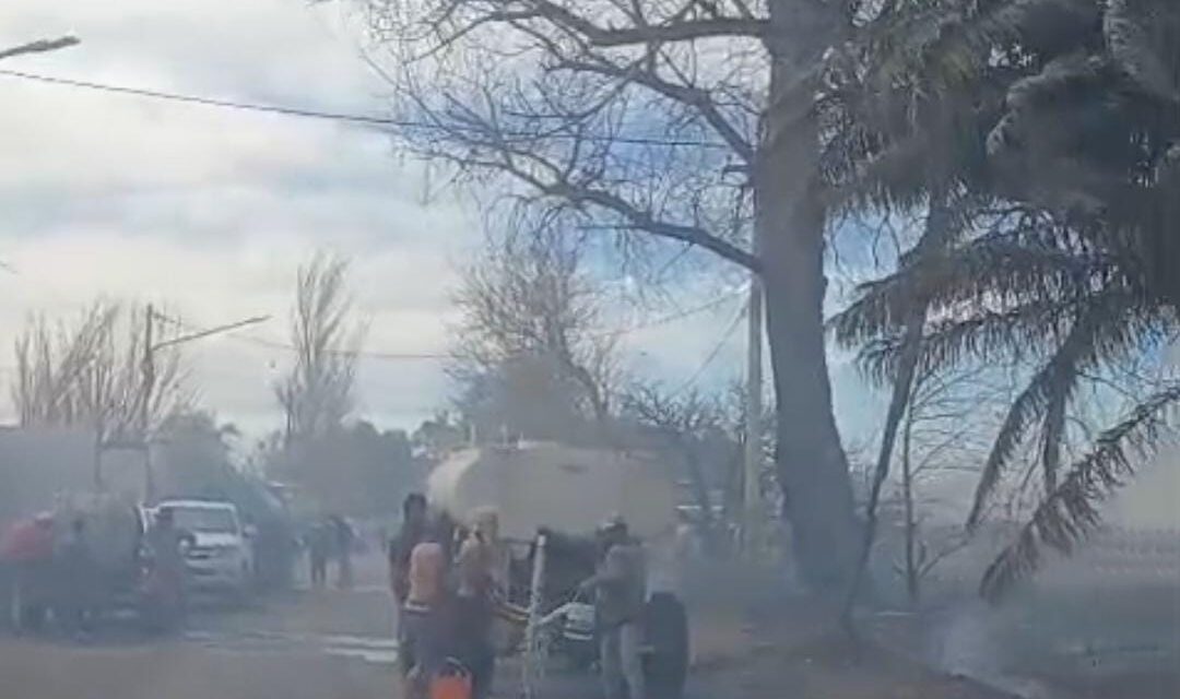 Incendios en Pocito y Caucete por Zonda