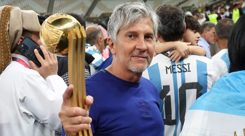 Murió Jorge Messi, padre y representante de Lionel Messi