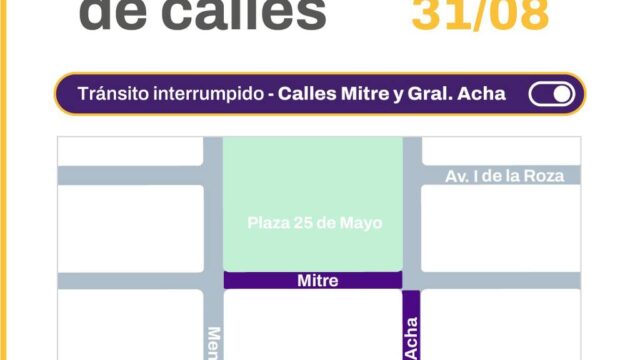 Obras viales en varias calles de San Juan