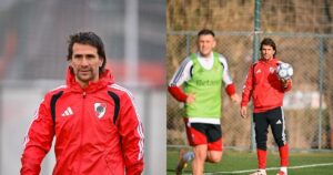 Ponzio dirigió su primera práctica en River