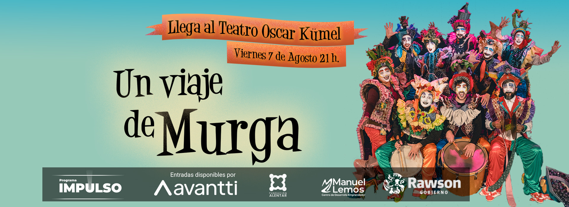 Rawson lanza su agenda cultural IMPULSO con una murga en el Kummel