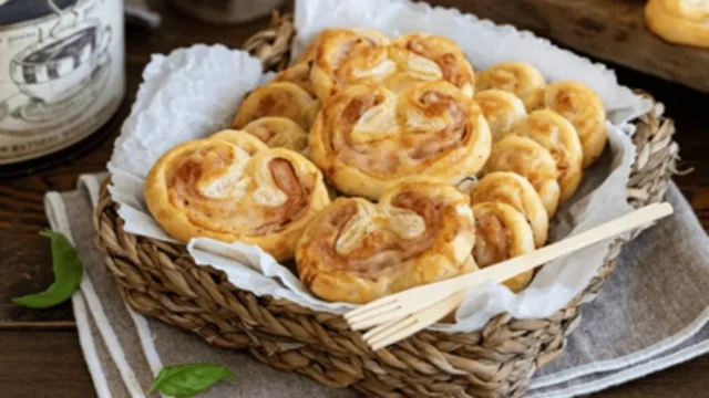 Receta fácil de palmeritas dulces y saladas