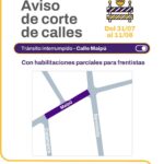 Repavimentan la calle Rivadavia entre Rioja y Jujuy