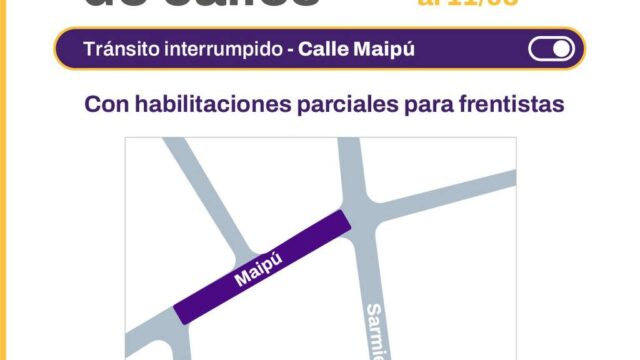 Repavimentan la calle Rivadavia entre Rioja y Jujuy